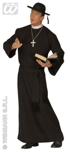 Priest costume in cassock Priest costume in cassock
